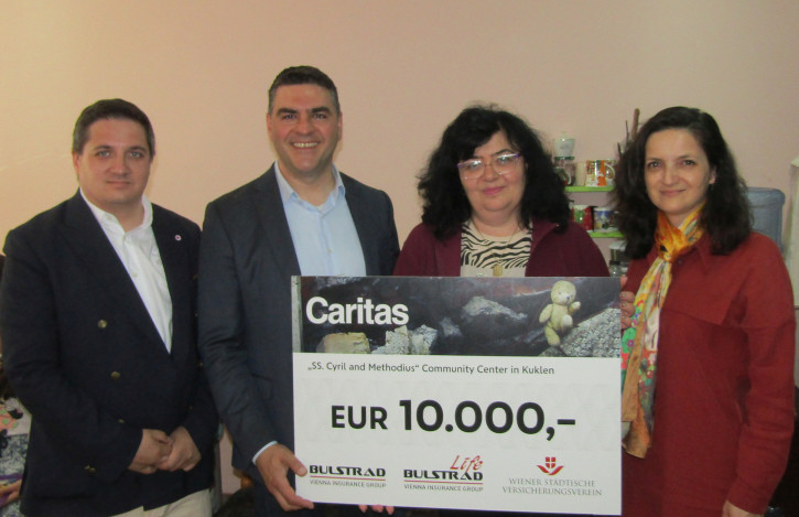 EUR 10,000 subsidy for Caritas Sofia for a social project focused on children with special education needs